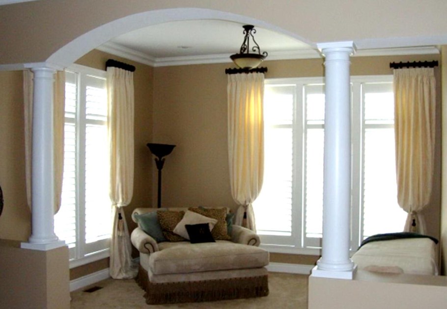 Шторы рукав епископа в интерьере