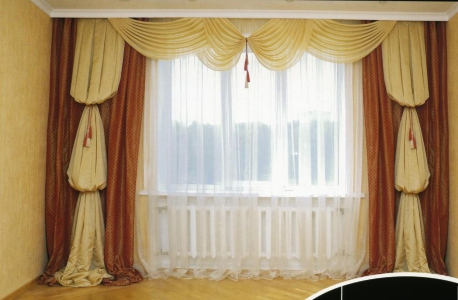 Рукав епископа шторы из вуали