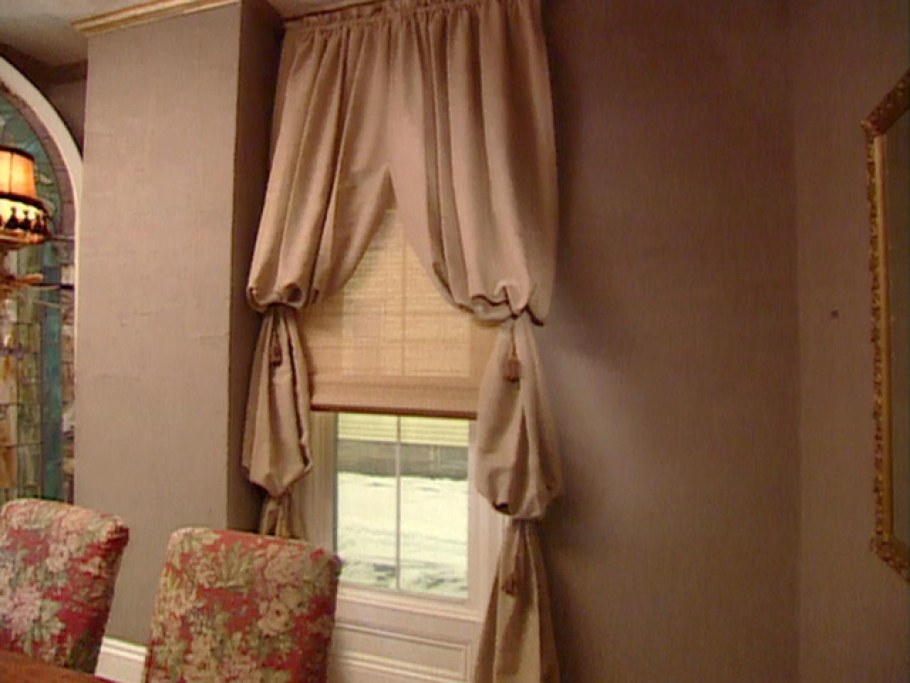 Римский рукав шторы