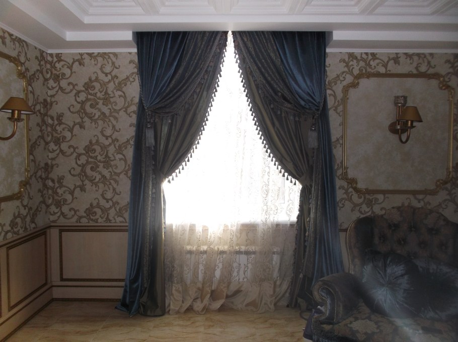 Рукав епископа шторы из бархата