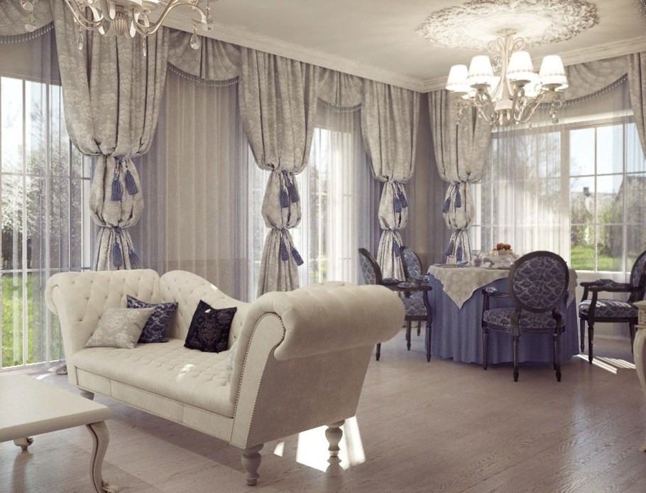 Шторы в стиле Неоклассика