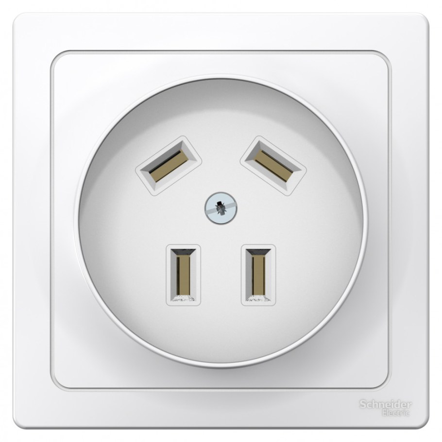 Розетка силовая с/у 2р+n, 32а, 250в, 'Blanca' белый blnsr003231 Schneider Electric