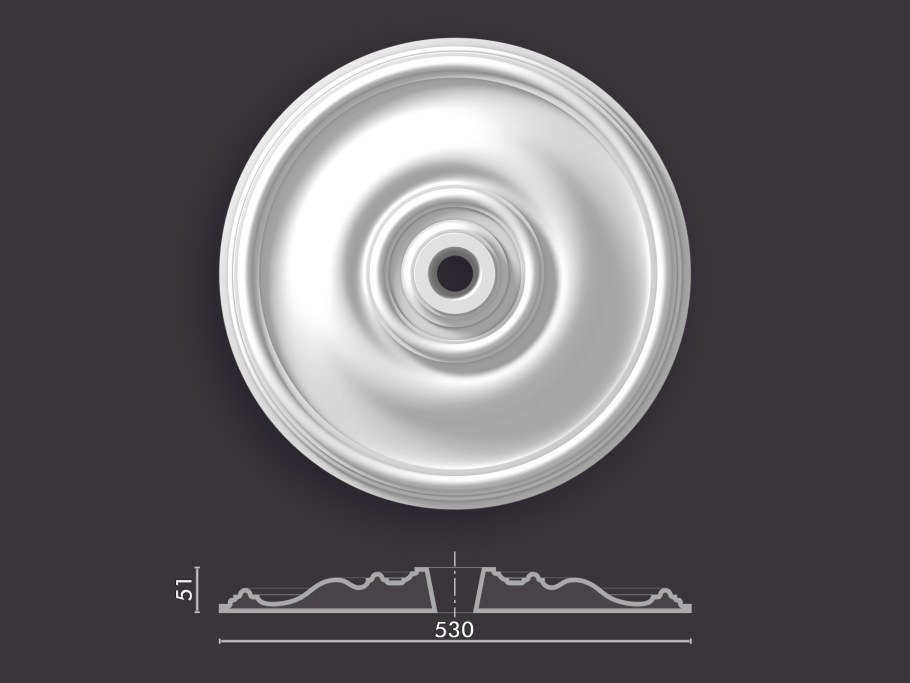 Artpole розетка гладкая srt14