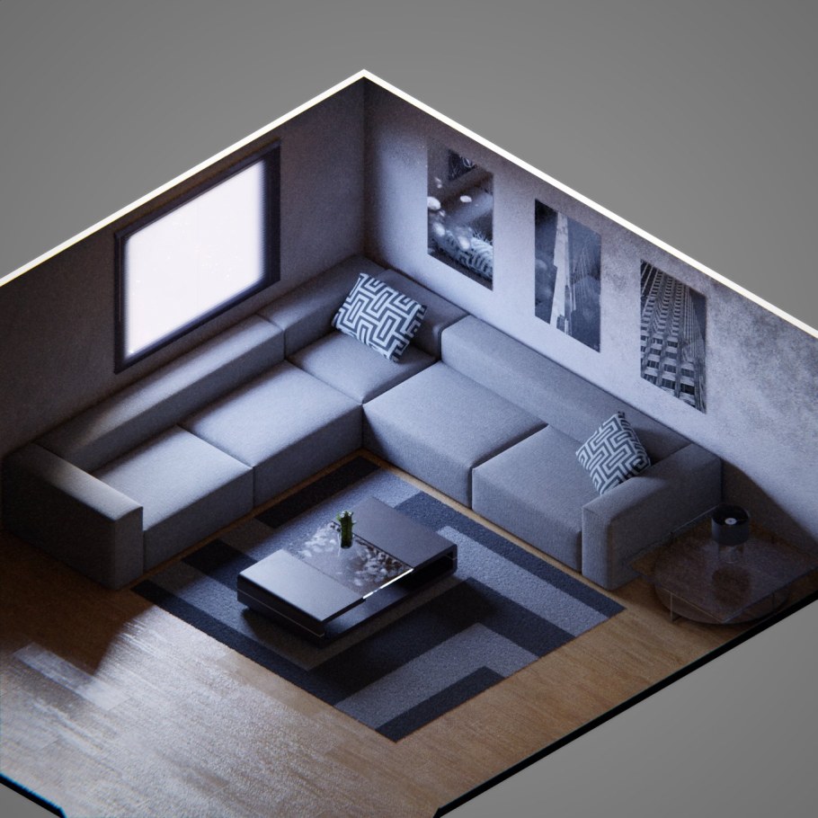 3д моделирование комнаты реалистичные