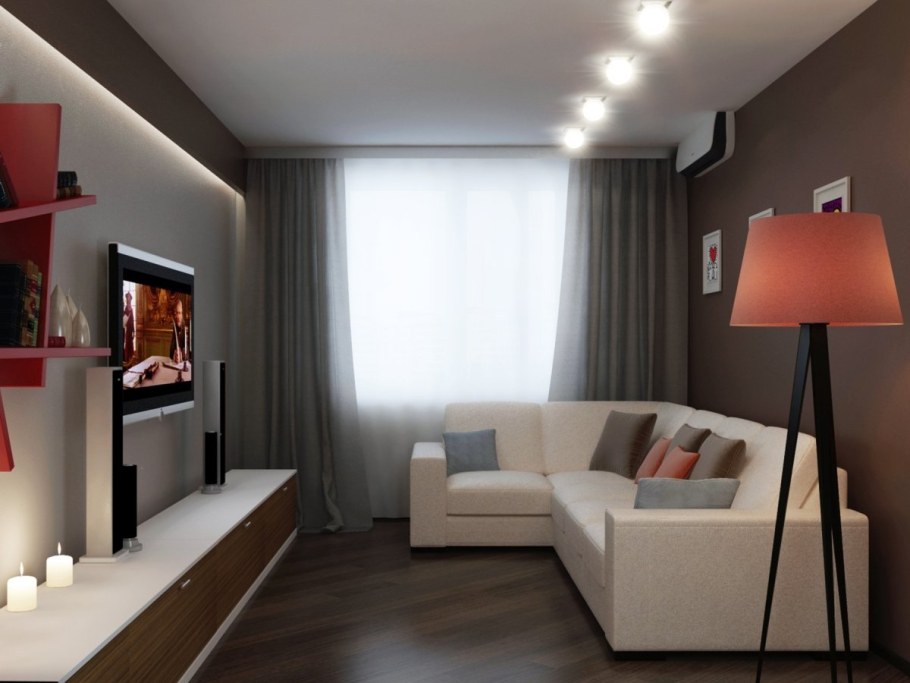 Освещение в маленьком зале