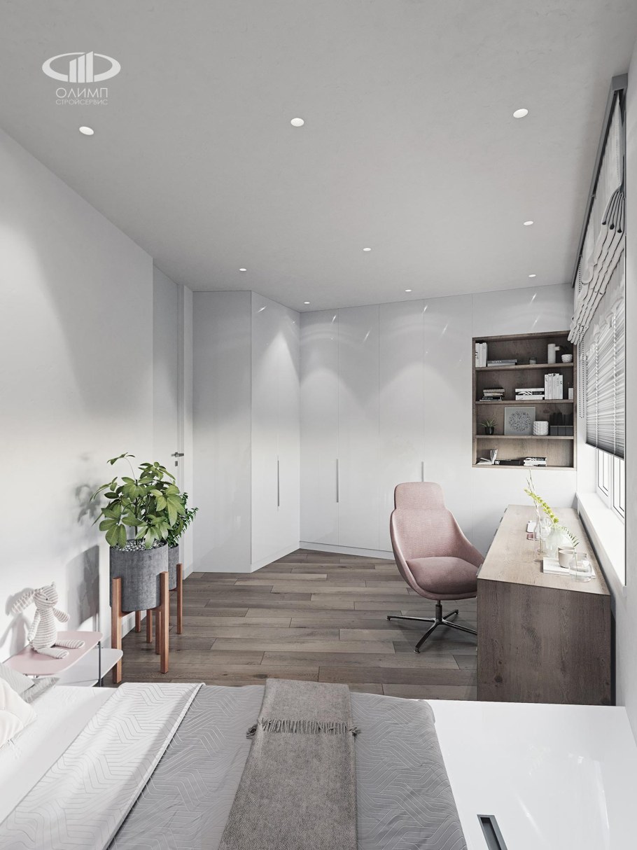 Отделка комнаты Минимализм