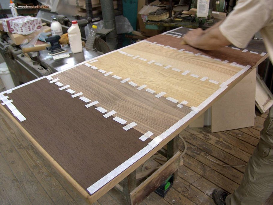 Склейка шпона