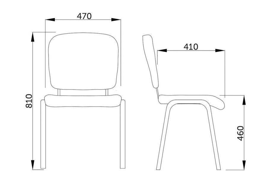 Стул изо BL с11 (черный)