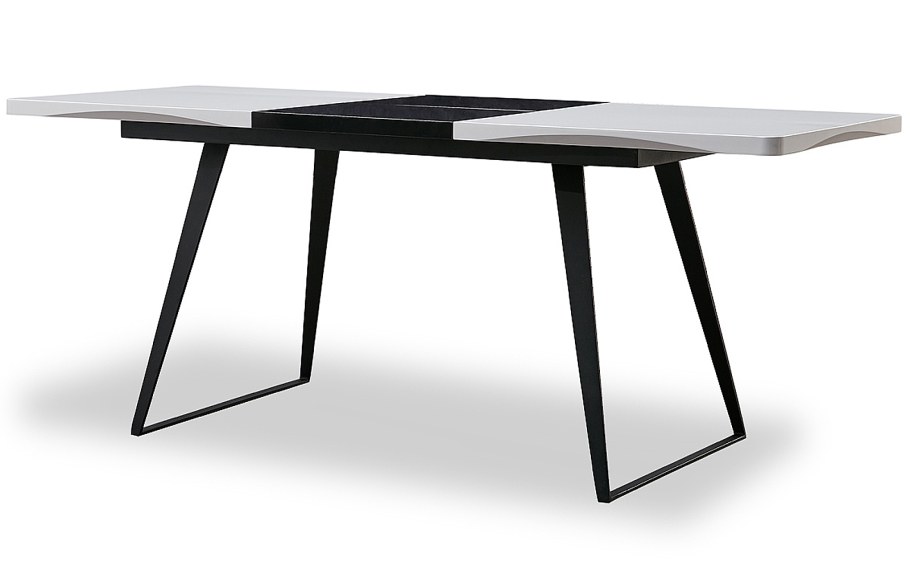 Стол раскладной Vermont, черный/белый