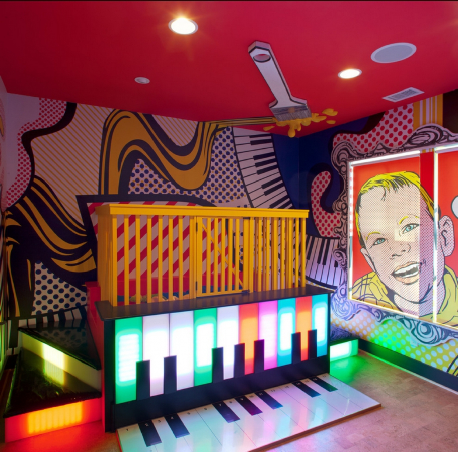 Кафе в стиле поп арт