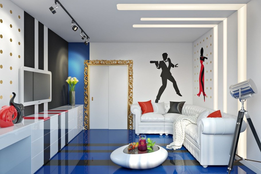 Освещение в стиле поп арт