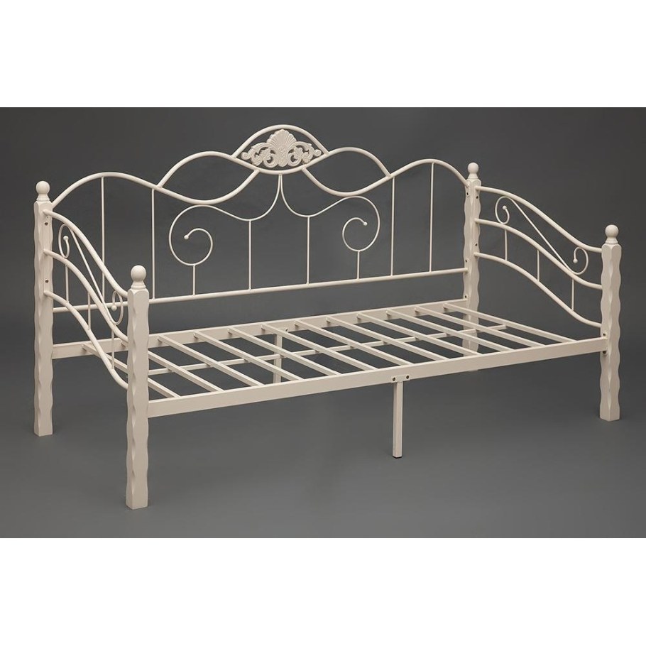 Кровать кованая TETCHAIR Canzona белая