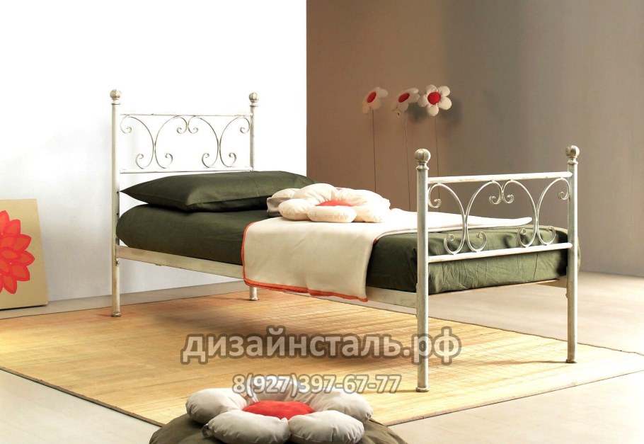 Железная кровать икеа односпальная