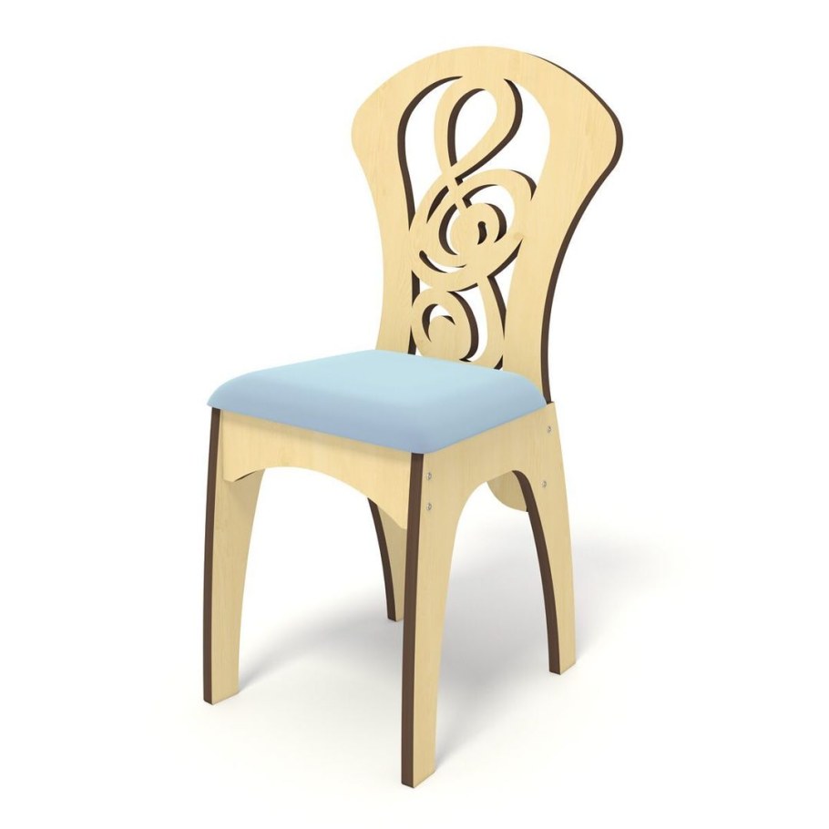 Стул детский «скрипичный ключик» лак