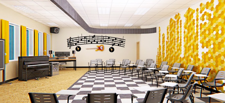Музыкальная школа интерьер
