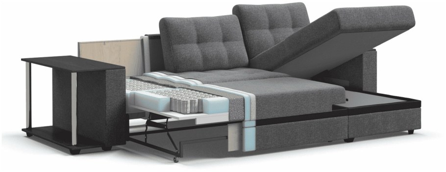 Угловой диван Атланта НПБ рогожка Malmo