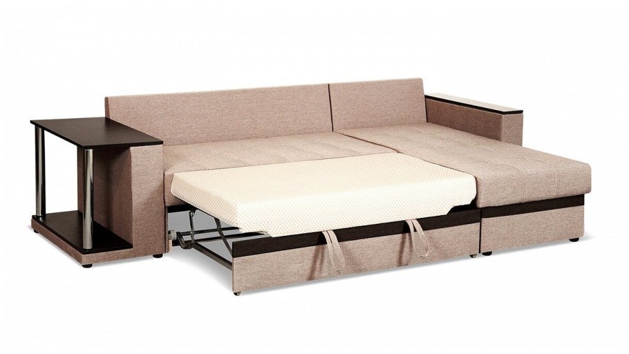 Диван-кровать угловой со столом Атланта Классик 140