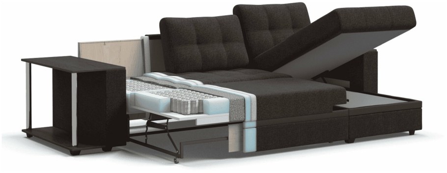 Диван Атланта Люкс рогожка Мальмо шоколад