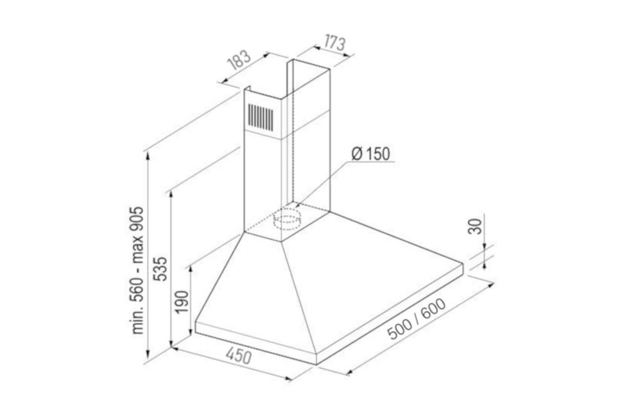 Вытяжка korting KHC 6431 X
