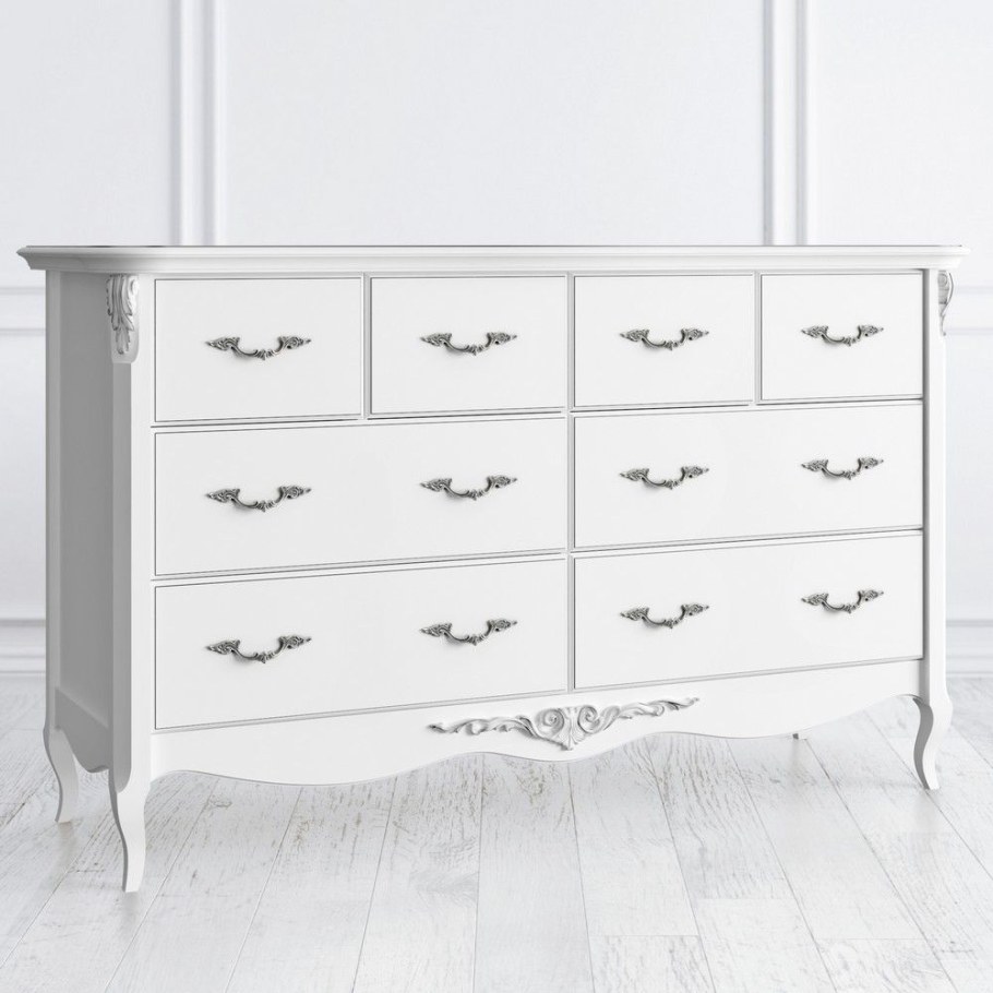 Комод массив классика белый