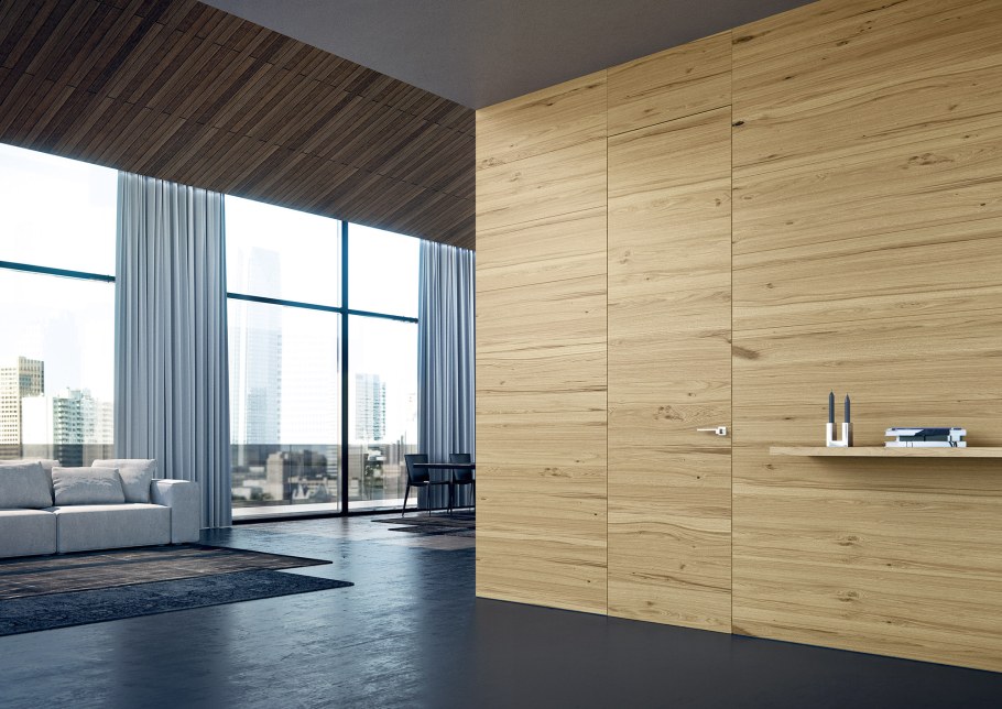 Шпонированные MDF панели дуб