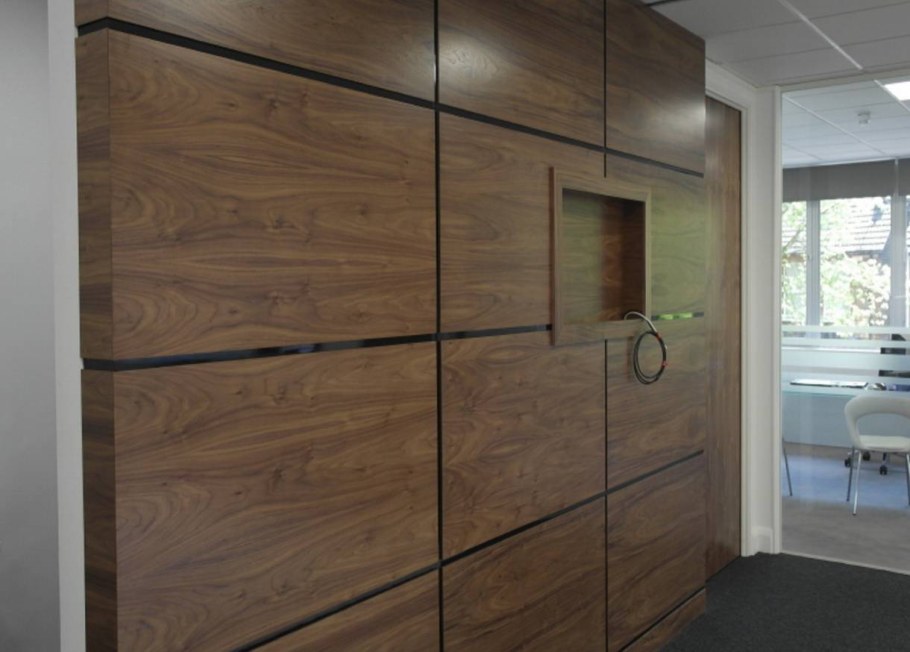 Стеновые панели МДФ панели, облицованные шпоном "дуб Fine line"