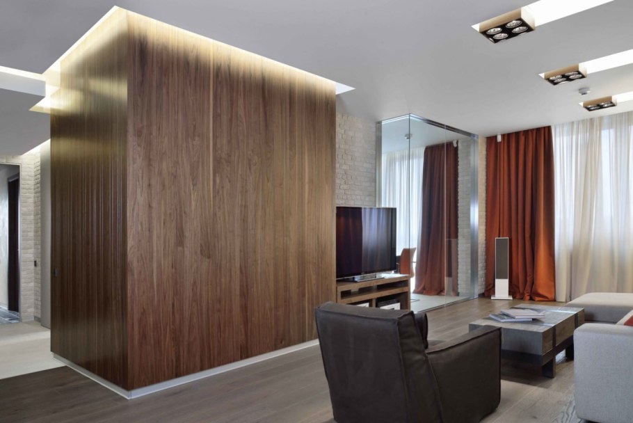 Стеновые панели из шпона