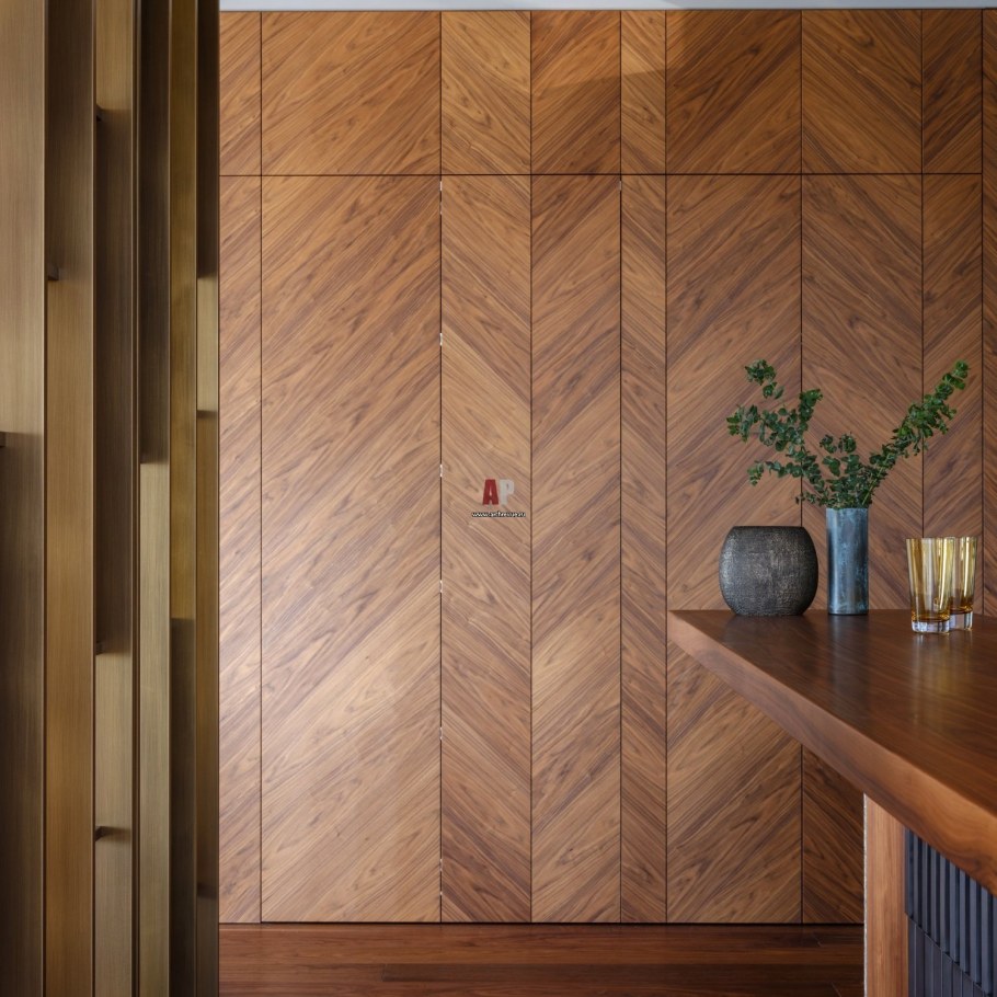 Стеновые панели из шпона