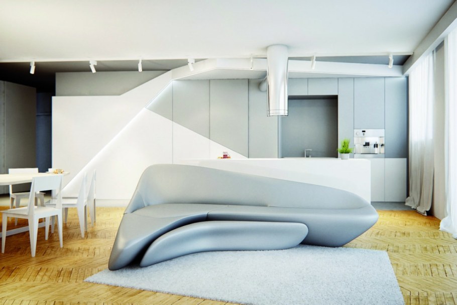 Футуристический диван