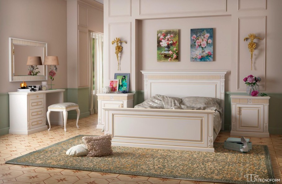 Спальный гарнитур в стиле классика