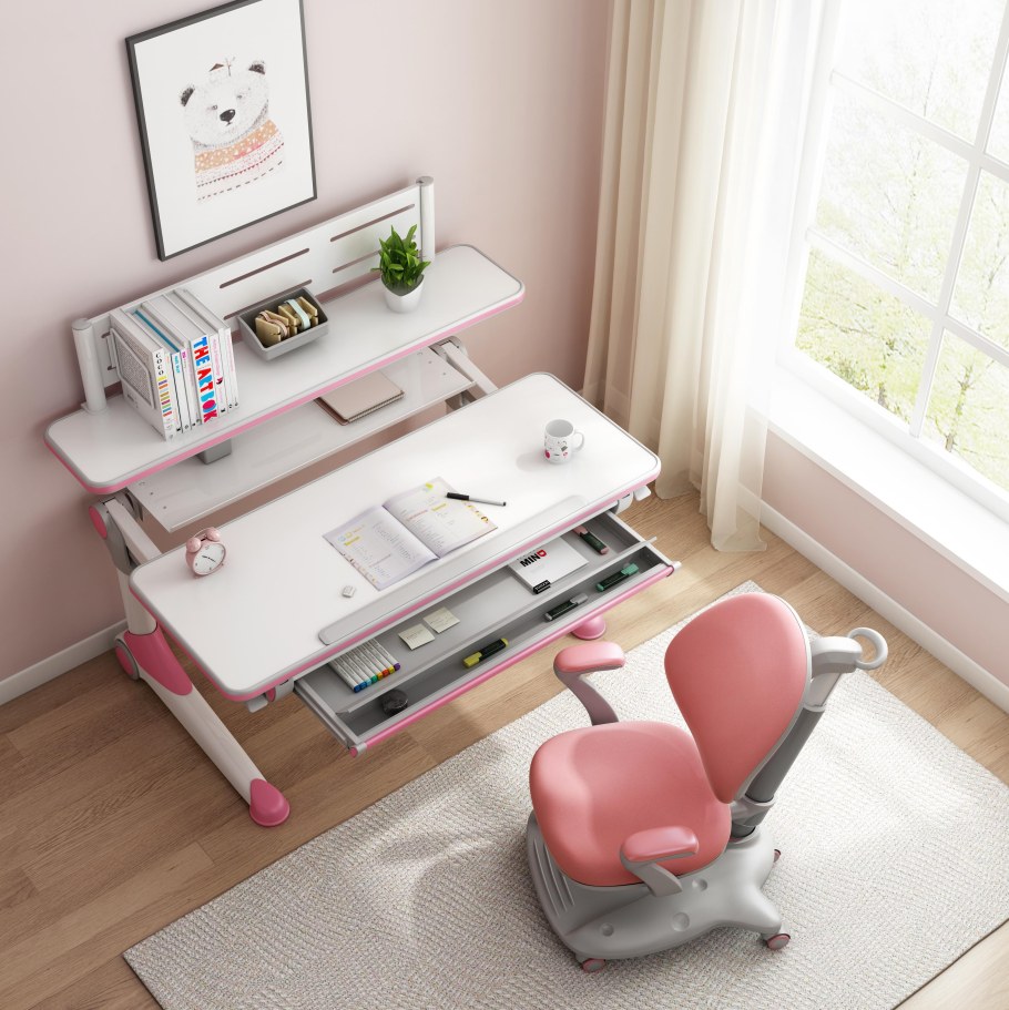 Парта-трансформер BRIGHTKID (t1-003) розовый