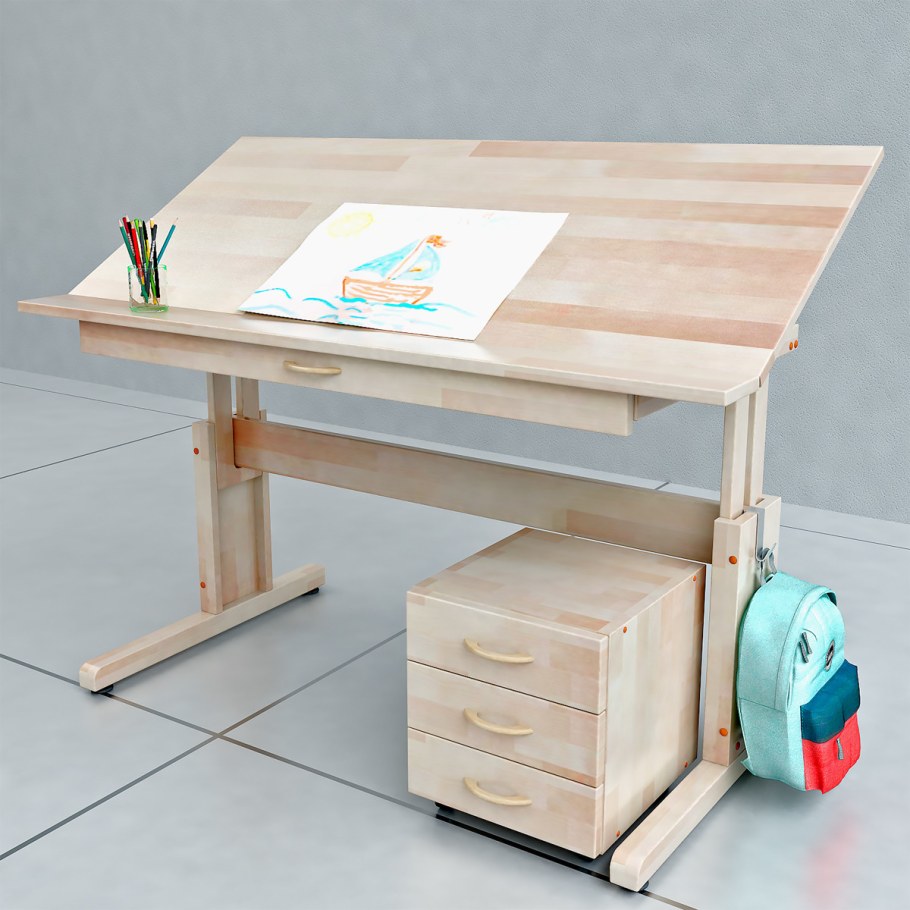 Стол-трансформер Erhaft школьный (клен)