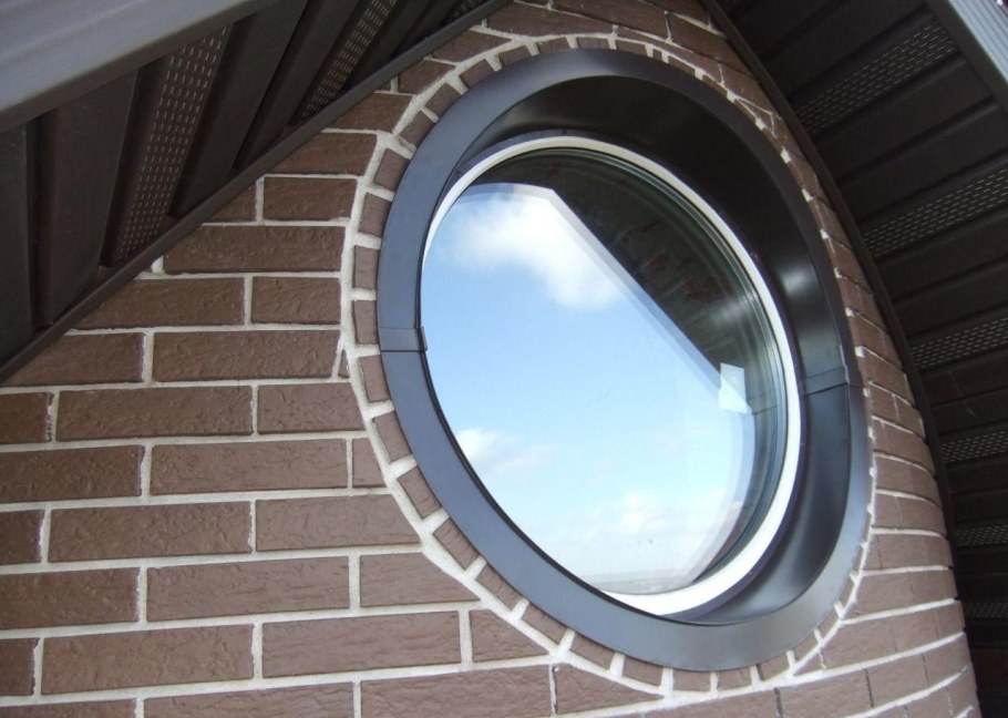 Откосы для круглого окна