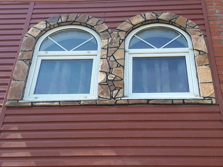 Отделка арочных окон Альта профиль