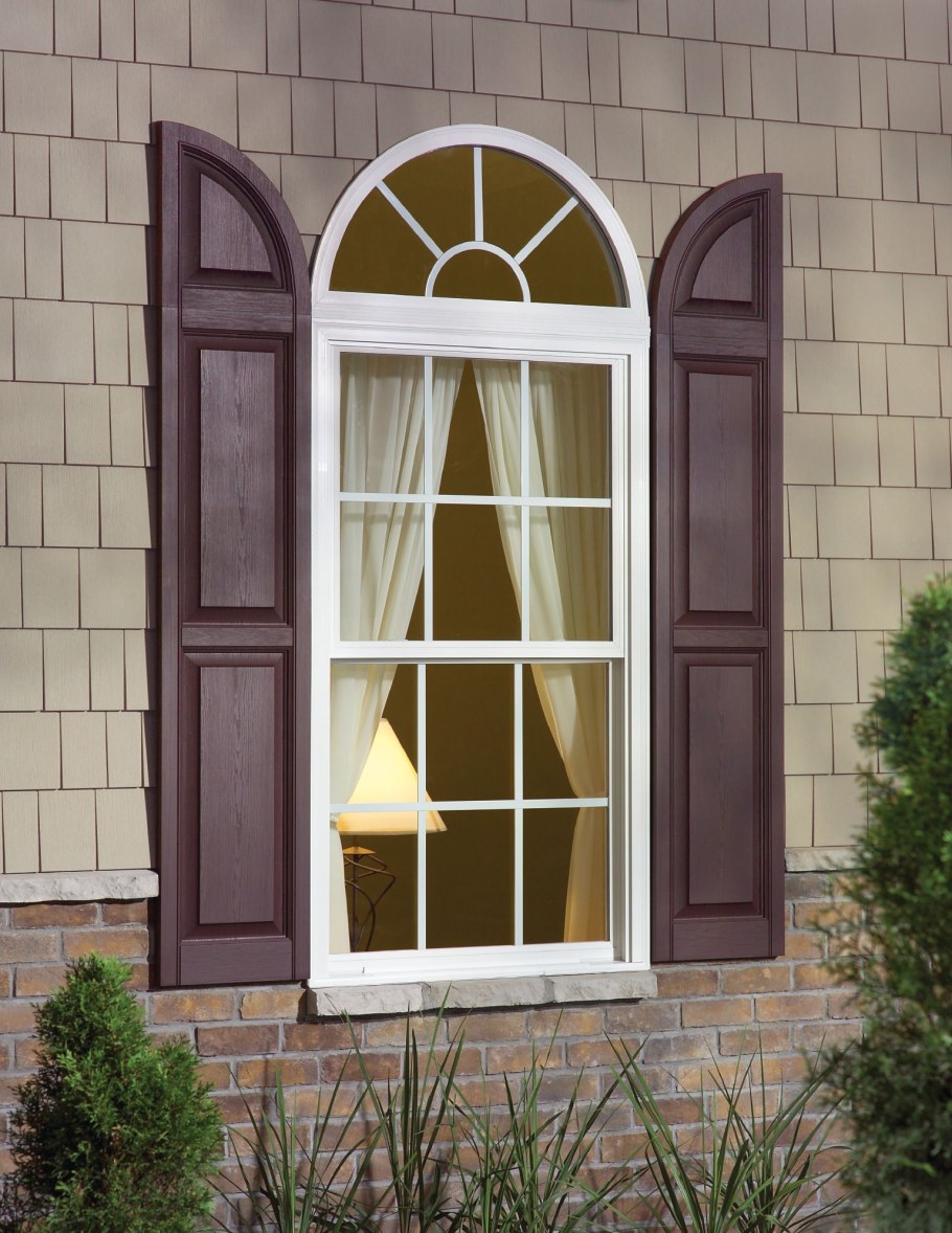 Арочные окна снаружи