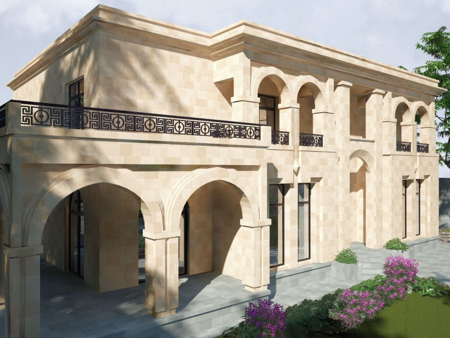 Здания из туфа в Армении