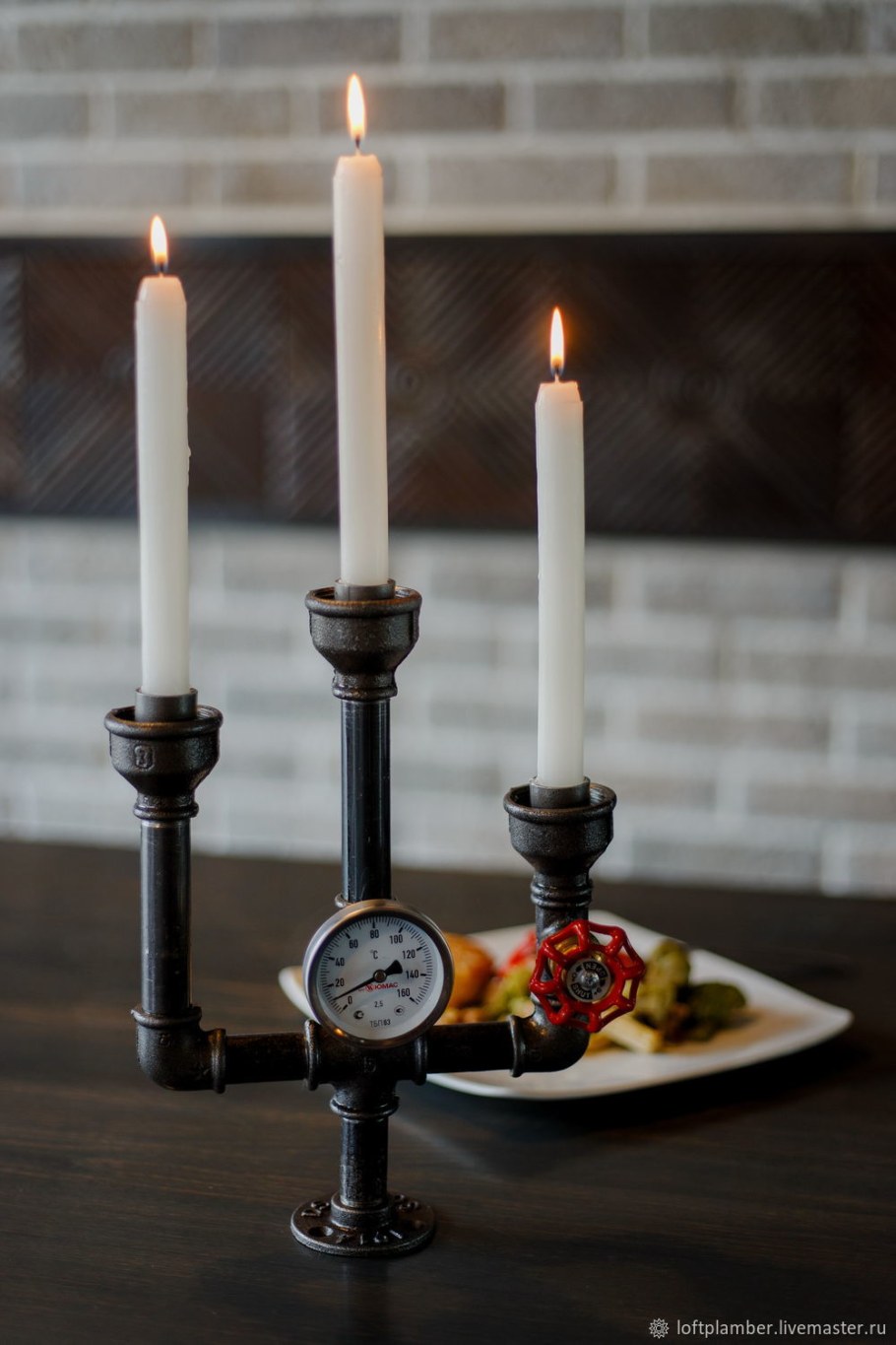Канделябр в стиле лофт