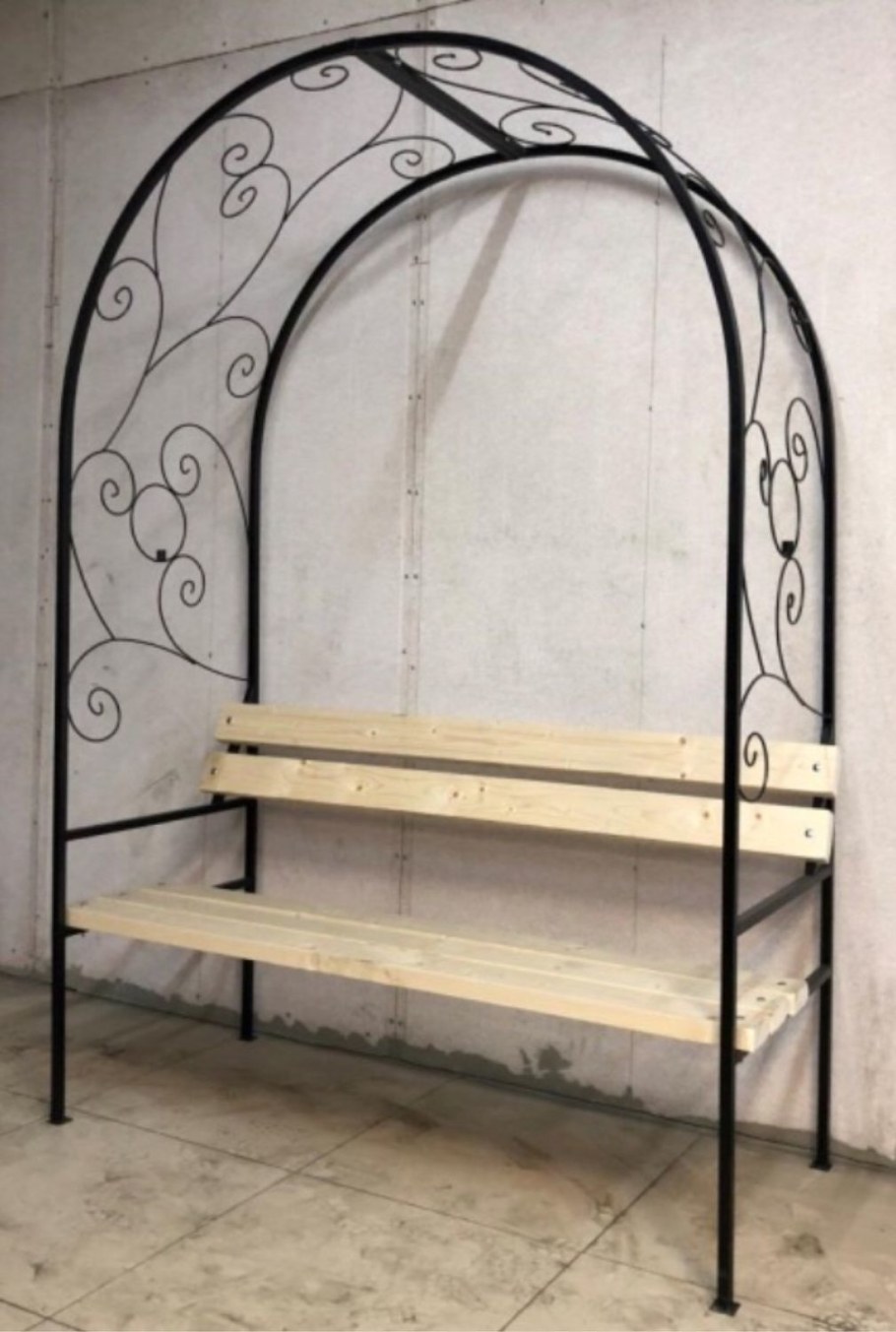 Арка-скамья т329металл