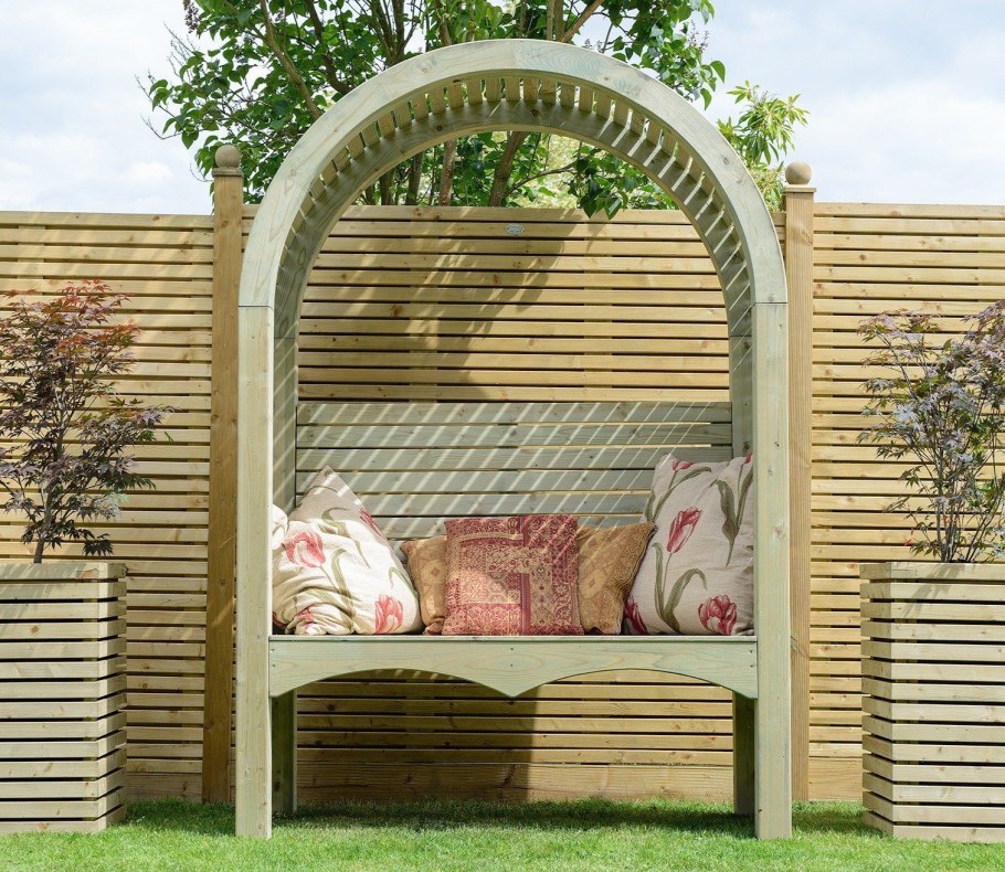 Скамья Садовая с перголой