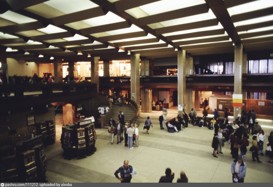 Гостиница космос СССР внутри