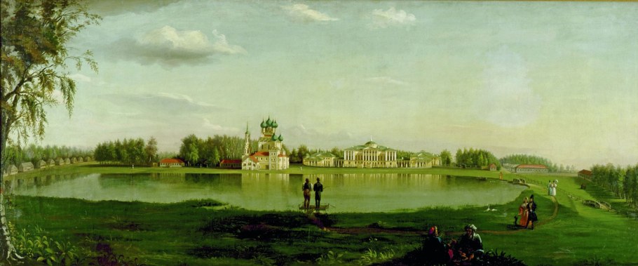 Подключников Николай Иванович .вид усадьбы Останкино