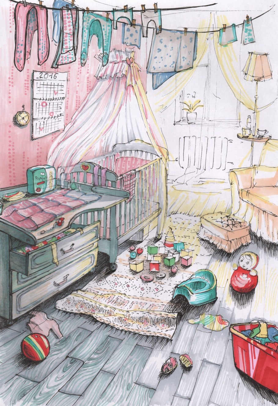 Нарисовать комнату