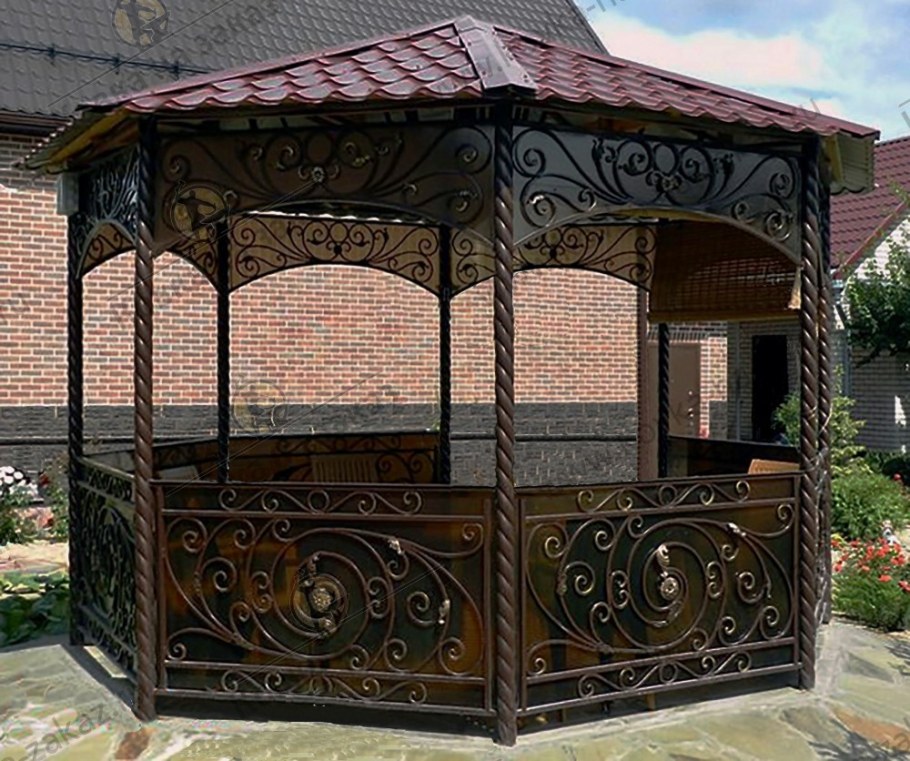 Кованые беседки 6 на 4