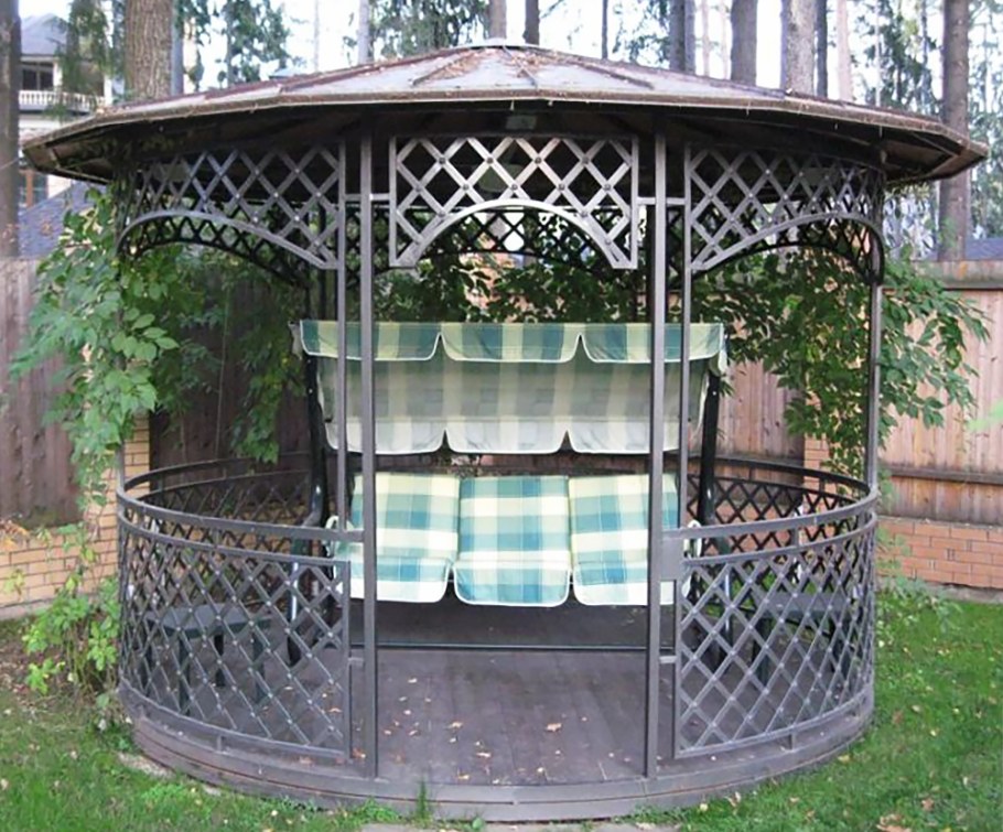 Беседка из металла