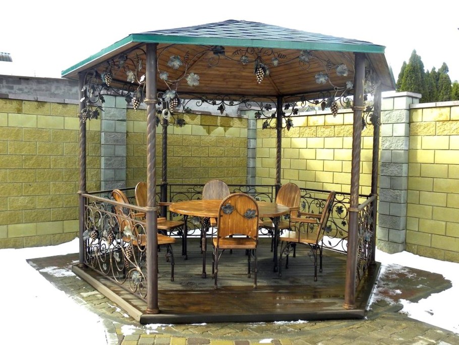 Кованые беседки 6 на 4
