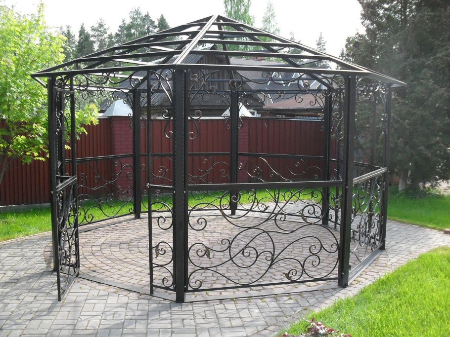 Беседка из металла