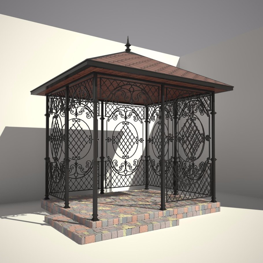 Кованые беседки