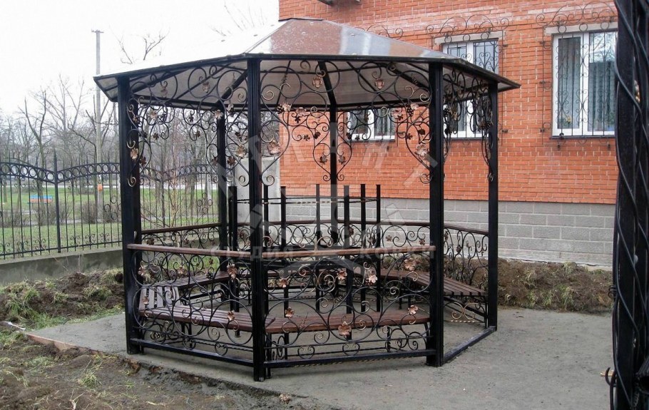 Беседка металлическая