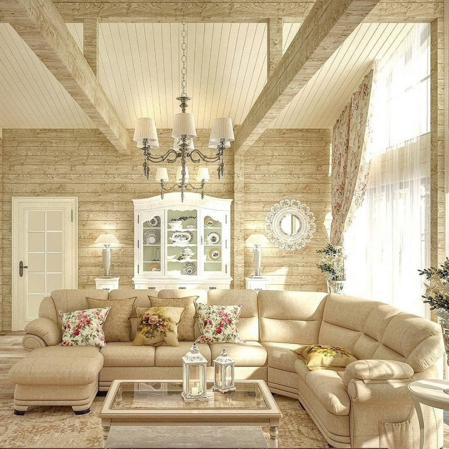 Гостиная в стиле Прованс