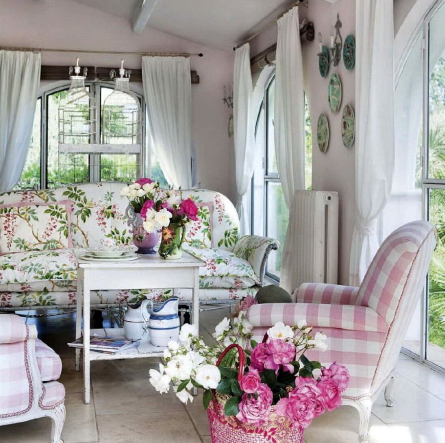 Интерьер в стиле шебби Шик и Прованс